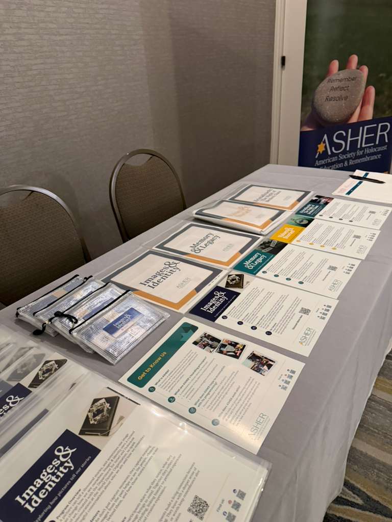 New Holocaust Education Materials from ASHER on display
